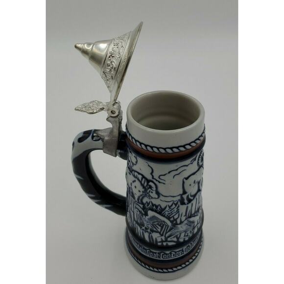 Vintage Avon Stein 1976 Lidded Alaskan Rocky Wild Animal - Picture 3 of 12
